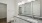 a bathroom with a large mirror