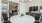 a dining room with a large table